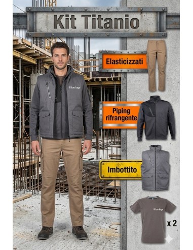 Kit Titanio – Abbigliamento da Lavoro Edilizia Personalizzato