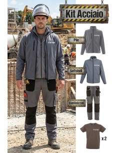 Kit Acciaio – Abbigliamento da Lavoro Edilizia e Artigianato