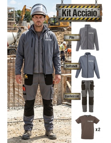Kit Acciaio – Abbigliamento da Lavoro Edilizia e Artigianato