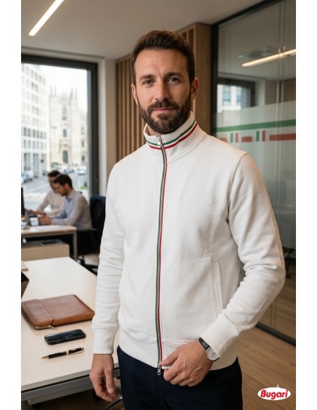 Felpa Nazionale Uomo da Lavoro Tricolore | Bugari Shop