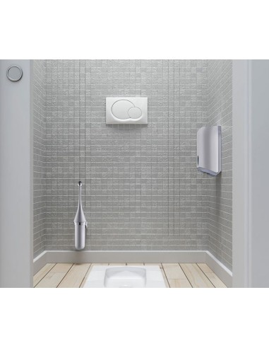 Porta carta igienica interfogliata – dispenser robusto per uffici e bagni pubblici | Bugari Shop