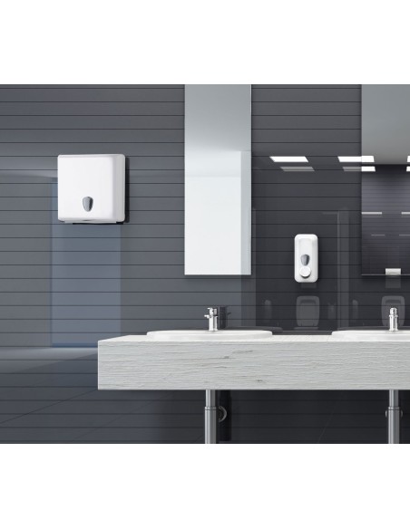 Dispenser asciugamani carta piegati a C o V | Bugari Shop