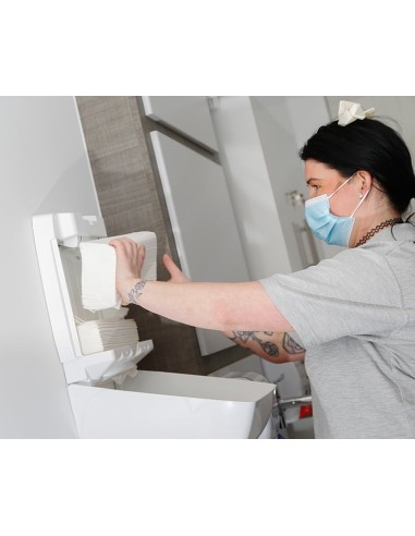 Dispenser asciugamani carta piegati a C o V | Bugari Shop