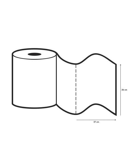 Bobina carta ecologica Avana 4 kg – 270 mt | Bugari Shop