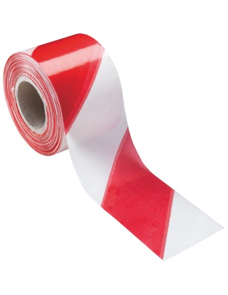 Nastro segnaletico polietilene rosso bianco | Bugari Shop