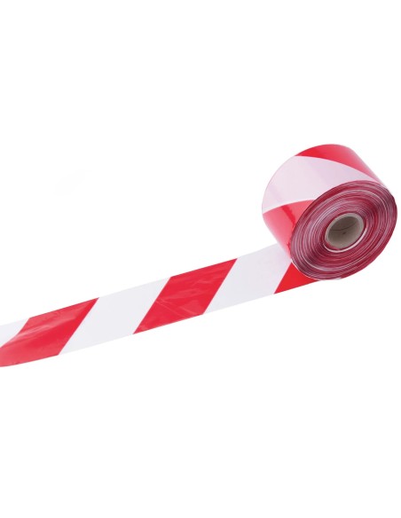 Nastro segnaletico polietilene rosso bianco | Bugari Shop