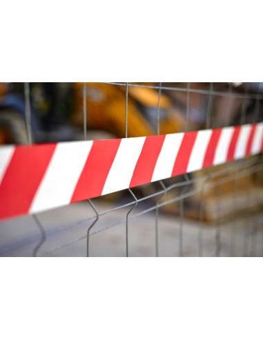Nastro segnaletico polietilene rosso bianco | Bugari Shop