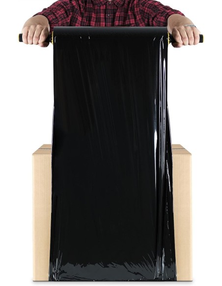 Film Estensibile Nero 30my 2,5kg Manuale | Bugari Shop