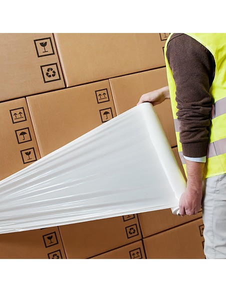 Film Estensibile Bianco 30my 2,5kg Manuale | Bugari Shop