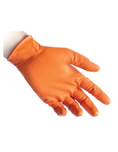 Guanti Nitrile Supergrip Arancioni 50 Pz | Bugari Shop