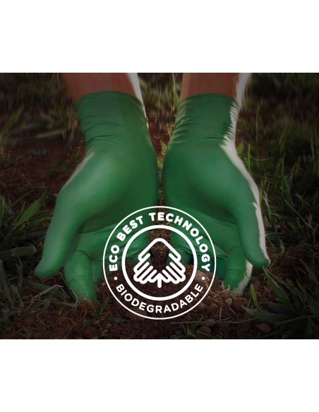 Guanti Monouso Nitrile Biodegradabili 100 Pz | Bugari Shop