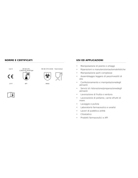 Guanti Monouso Nitrile Biodegradabili 100 Pz | Bugari Shop